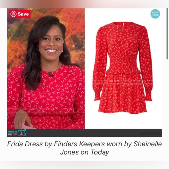 FINDERS KEEPERS long sleeve flippy dress in ditsy print XS excellent condition - Picture 4 of 4